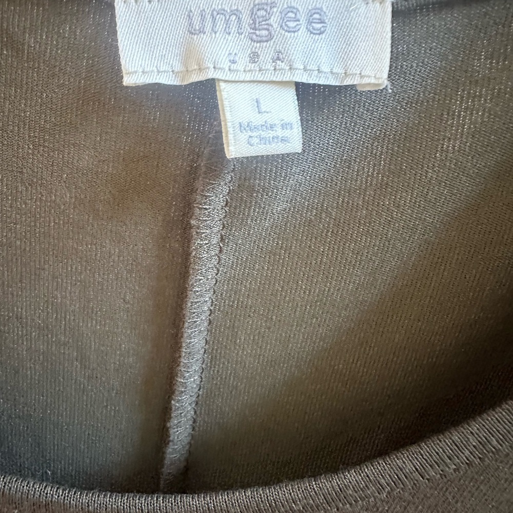 Olive Green Women's dress high/low Umgee size Large - Picture 3 of 3